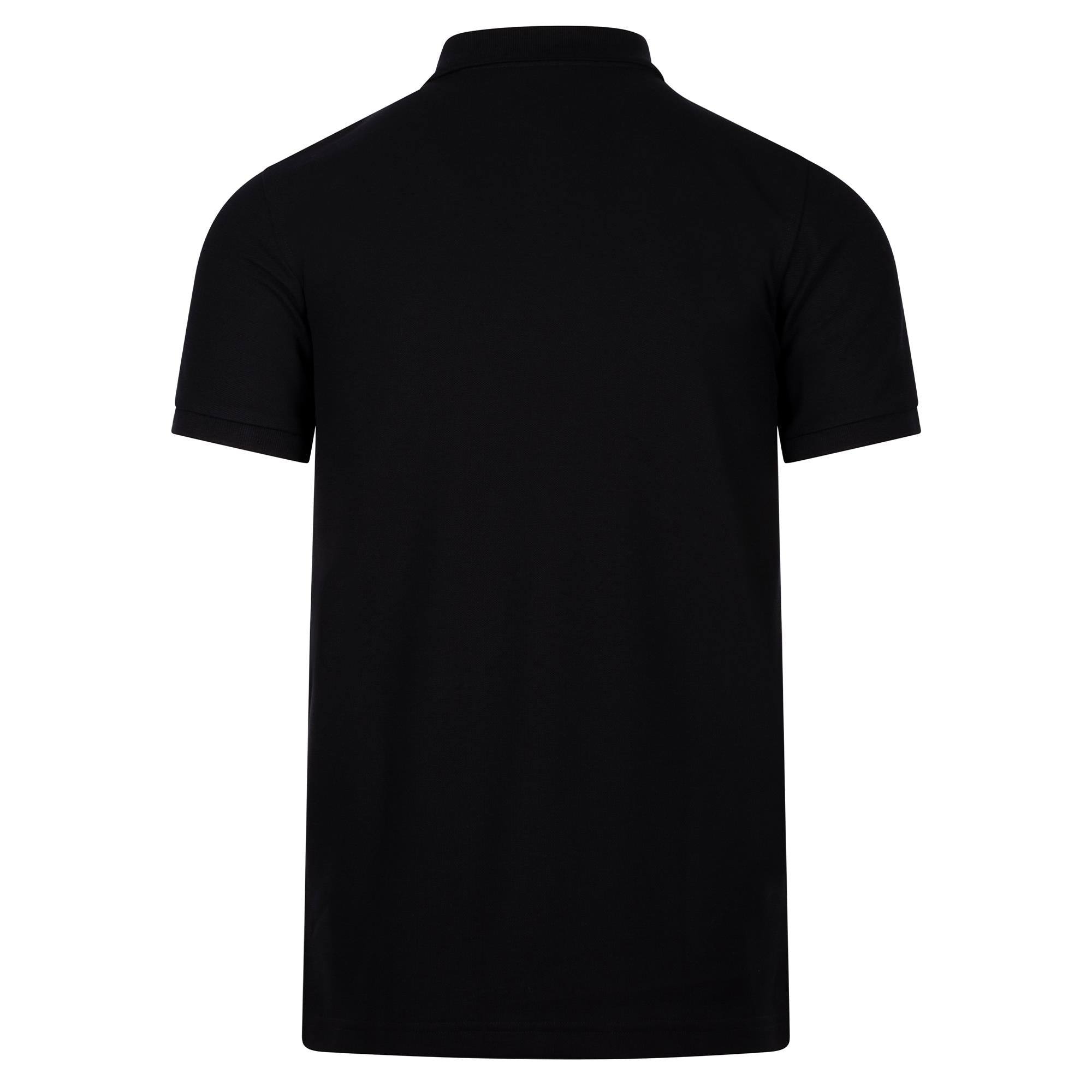 Psycho Bunny Mischief Bunny Pique Polo Shirt Black